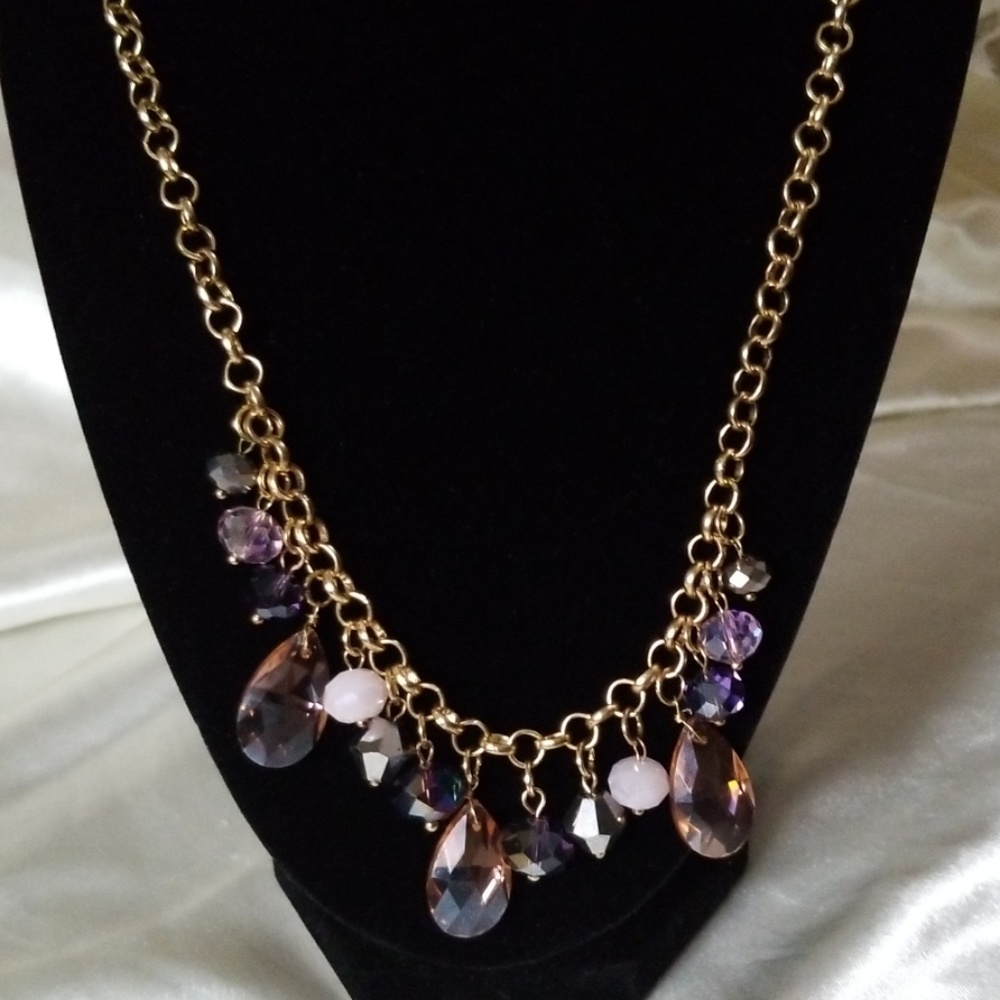 c.A.K.e by Ali Khan New York Crystal drop Necklace
